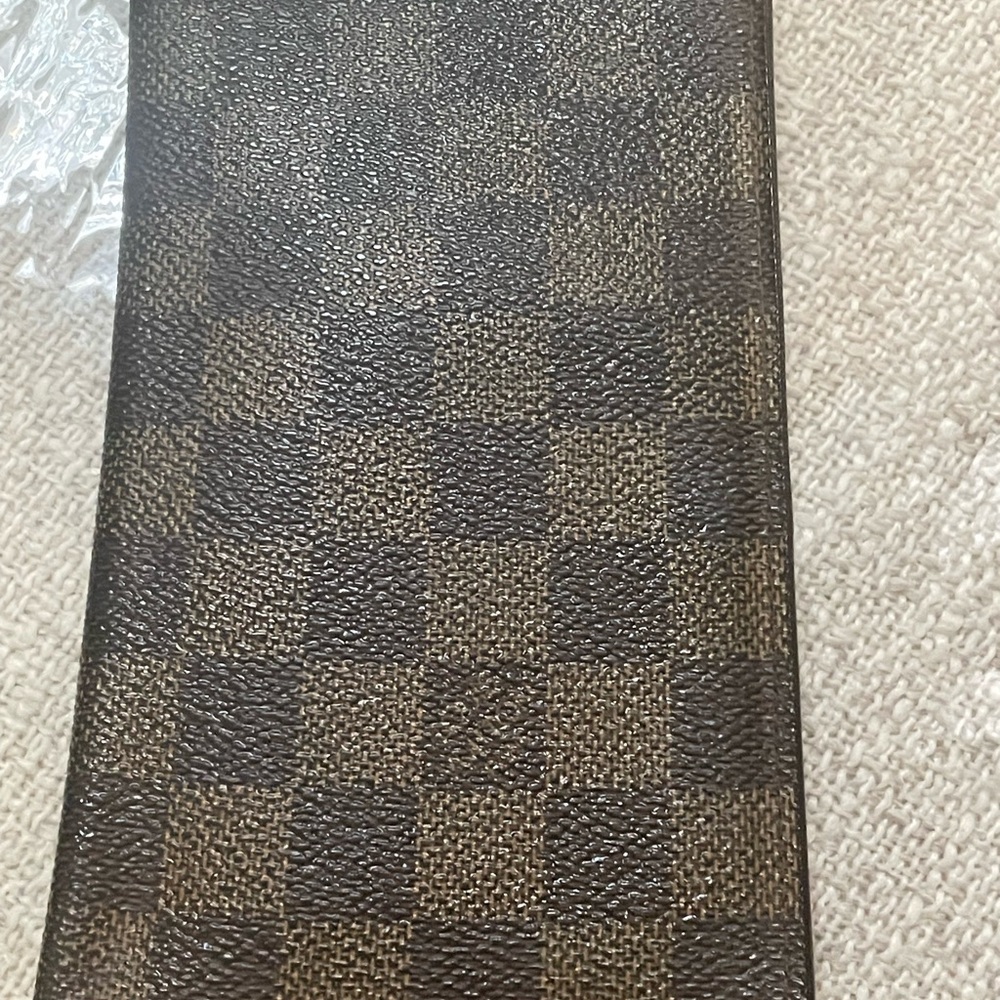 Authentic Louis Vuitton Dark Brown Textured Wallet